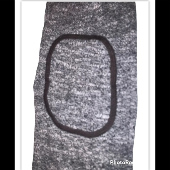 H&M Divided Charcoal 5 Button V-Neck Cardigan Elbow Patches Women’s Size 4 - Picture 6 of 11